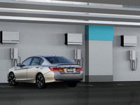 ホンダ、壁掛け式のEV・PHV用普通充電器 HEH55 開発 画像