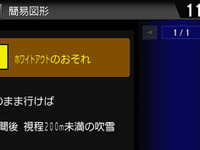ホンダ インターナビ、吹雪による視界不良情報の配信サービス試験運用を開始 画像