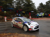【WRC 第1戦】ボウフィアーが波乱を制し、ラリーモンテカルロの第1レグをリード 画像