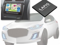 【オートモーティブワールド14】ラピスセミコンダクタ、車載向けの直流電源線通信LSIを出展…配線数削減 画像