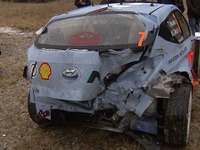 【WRC 第1戦】ヌービル、第1ステージのクラッシュで無念のリタイア 画像