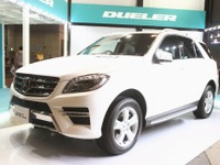 【東京オートサロン14】メルセデス ML350にブリヂストン新SUV用低燃費タイヤ装備［詳細画像］ 画像