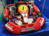 【オートモーティブワールド14】ソーラーカーやエコラン競技用の駆動システムを展示したミツバ 画像