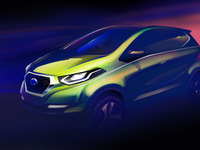 【デリーモーターショー14】ダットサン、新型コンセプトカーのスケッチを公開 画像