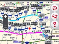 スマホ向けMapFan、対応バス路線に7社142路線を追加 画像