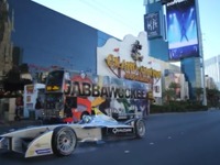 EV レーサー、フォーミュラ E …ラスベガス市街地を行く［動画］ 画像