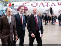 エアバス、カタール航空のCEOがトゥールーズの施設を訪問 画像