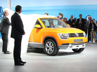 【デリーモーターショー14】VWの小型SUVコンセプト、タイグン …オフロード仕様に進化 画像