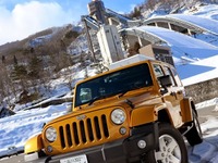 ジープ ラングラー 本格四駆に雪上で乗ってみた! 画像