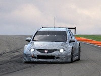 ホンダ シビック WTCC、2014年型マシンの画像公開…スペインで初テスト 画像