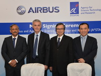 【シンガポール航空ショー14】エアバスがA*STARと共にシンガポールでR&T活動を開始 画像