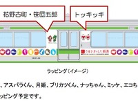 JR東日本、「新潟DC」のラッピング車運行 画像
