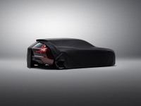 【ジュネーブモーターショー14】ボルボ謎のコンセプトカー、レインコートの隙間から正体判明…コンセプト エステート 画像