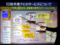 【EZ助手席ナビ】EZナビウォークを「クルマ向け」に進化 画像