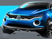 【ジュネーブモーターショー14】フォルクスワーゲン T-ROC、将来の小型SUVを提示 画像