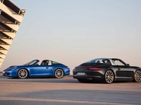 【ジュネーブモーターショー14】ポルシェ911タルガ新型、最強の ターボ 設定か 画像