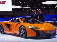 【ジュネーブモーターショー14】マクラーレン 650Sスパイダー 公開、100km/h加速は3秒 画像