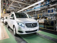 メルセデスベンツ Vクラス 新型、スペインで生産開始 画像