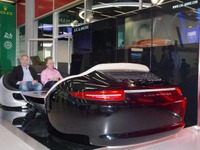 【ジュネーブモーターショー14】ポルシェのお尻が高級ソファーに…お値段280万円から 画像
