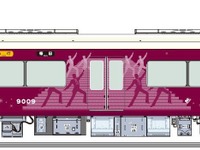 阪急、宝塚歌劇100周年記念のラッピング列車運行 画像