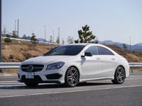 【メルセデスベンツ CLA45 AMG 試乗】世界最強の4気筒が織りなす圧倒的パフォーマンス…中村孝仁 画像