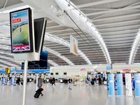 ロンドン・ヒースロー空港、デジタルサイネージで観光庁のキャンペーンを支援…10日から 画像