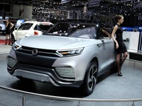 【ジュネーブモーターショー14】韓国サンヨン、XLV 初公開…ディーゼルHVのSUVコンセプト 画像
