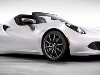 アルファロメオのコンパクトスーパーカー、4C …スパイダー コンセプト登場［動画］ 画像