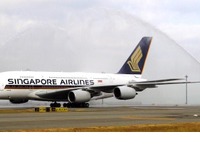 シンガポール航空の大型旅客機エアバス A380がインドへ就航 画像