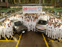 ホンダ、米国での四輪車生産累計2000万台を達成 画像