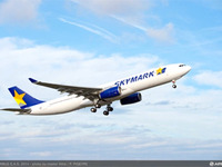 スカイマーク、A330客室乗務員のミニスカ批判に「希望者のみで、客室乗務員には好評」 画像