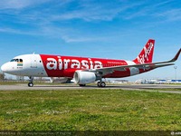 エアアジア・インディア初の機体がチェンナイ就航 画像