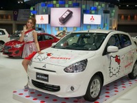 【バンコクモーターショー14】三菱ブース、キティミラージュは日本より大胆！？ 画像