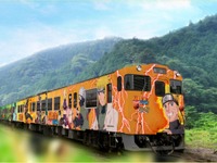 JR西日本、「NARUTO列車」さよなら臨時列車を運行 画像