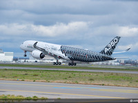 神戸製鋼、エアバスA350XWBの着陸装置に使用されるチタン大型鍛造品を供給 画像
