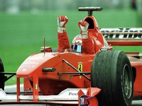 【F1サンマリノGP 速報版】シュー3連勝!! ハッキネン真っ向勝負に敗れる 画像