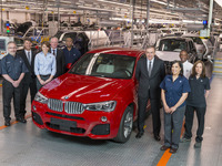 BMW の新型SUV、X4 …米国工場で生産開始 画像
