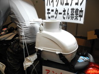 【東京モーターサイクルショー14】大阪のベンチャー、バイク用エアコンを今夏に発売 画像
