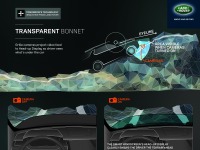 【ニューヨークモーターショー14】ランドローバー ディスカバリー、次期型コンセプトに画期的安全装備…ボンネットを透視 画像