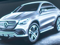 メルセデスベンツ、コンセプト クーペ SUV の画像公開…Mクラス 派生クーペを示唆 画像