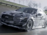 【北京モーターショー14】インフィニティ Q50 に GT-R のエンジン、「オールージュ」…新情報を公開へ 画像