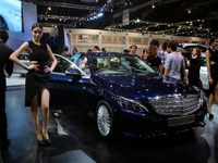 【バンコクモーターショー14】タイでも人気のメルセデスベンツ、Cクラス 新型は右ハンドル仕様がお披露目［詳細画像］ 画像