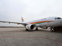 エアバス、チベット航空にシャークレット装備のA319を初納入 画像