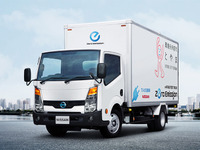 日産、電気トラックの実証運行を富山市と開始 画像
