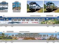「天空の城」ラッピングの臨時列車、4月26日から 画像