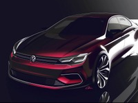 【北京モーターショー14】VW、ニュー・ミッドサイズ・クーペを予告…小型4ドアクーペ 画像