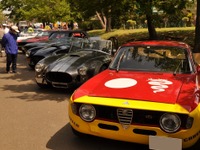 かわさき楽大師まつりでクラシックカーパレード 画像