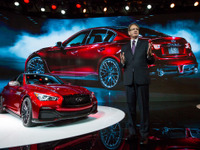 【北京モーターショー14】インフィニティ Q50 に GT-R のパワートレイン 「オールージュ」…市販に前向き 画像