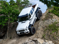 【メルセデスベンツ G63 AMG 6×6 試乗】通れない道はない！？どんな道もアトラクション化 画像