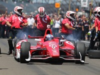 【INDYCAR 第5戦】チームワークがカギ! ピットストップチャレンジで思わぬボーナス 画像